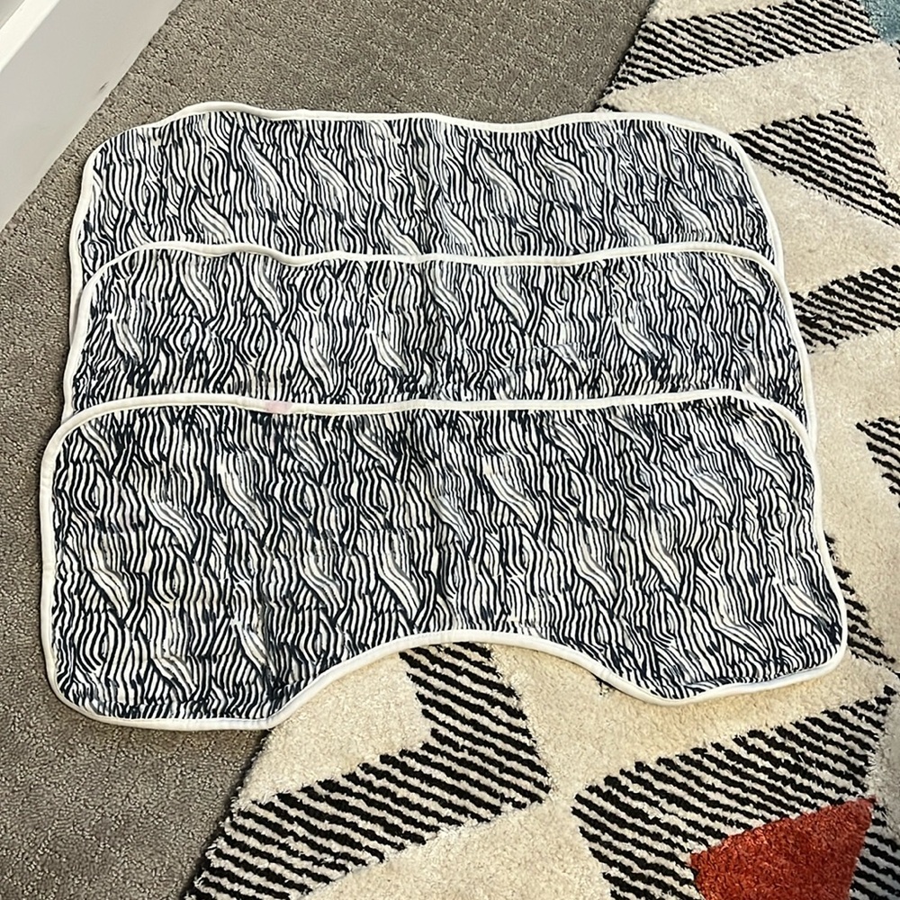 Pottery barn kids muslin burp